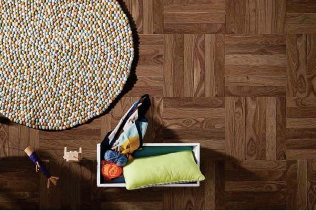 herringbone parquet flooring